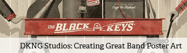 Interview: DKNG on Creating Great Band Poster Art Interview: DKNG on Creating Great Band Poster Art